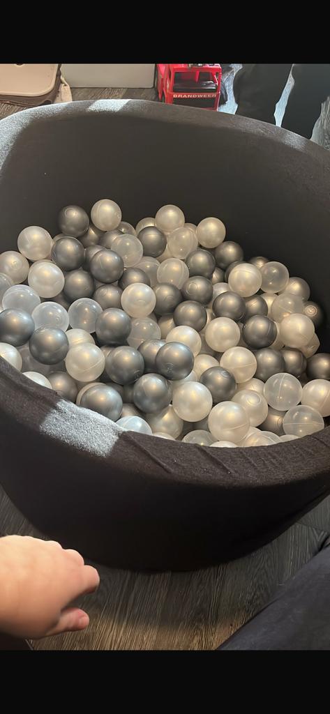Stoffen Kinder ballenbak met 100 ballen, Ophalen, Zo goed als nieuw, Overige typen