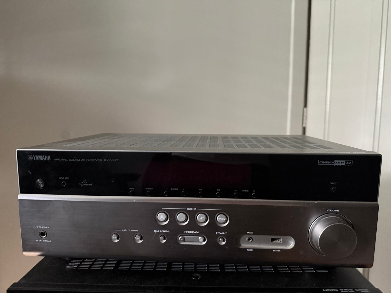Yamaha RX-V477, Ophalen, 120 watt of meer, Yamaha