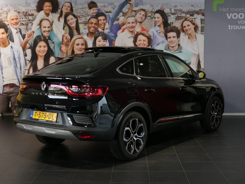 Renault Arkana 1.3 mild hybrid 160 techno - Occasion Lease v, Auto's, Renault, Arkana, Gebruikt, 4 cilinders, Leder en Stof