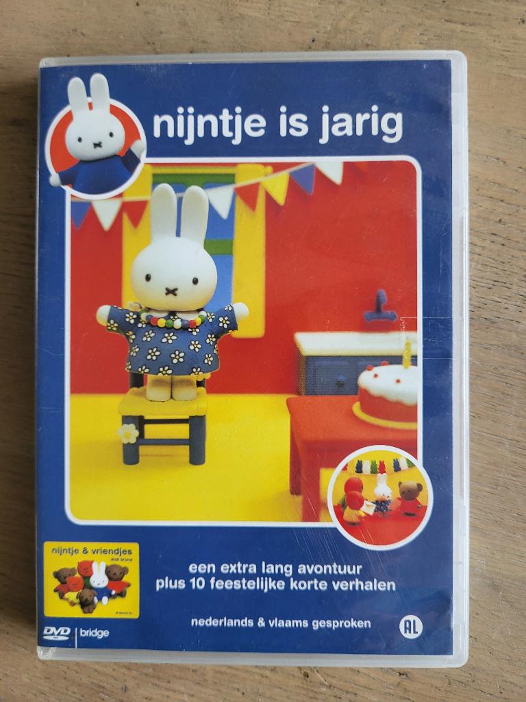 DVD Nijntje is jarig Dick Bruna kinderfilm, Alle leeftijden, Ophalen of Verzenden, Zo goed als nieuw