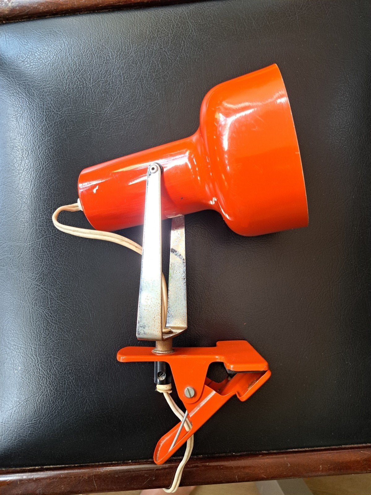 Retro vintage klemspot, Ophalen of Verzenden, Gebruikt