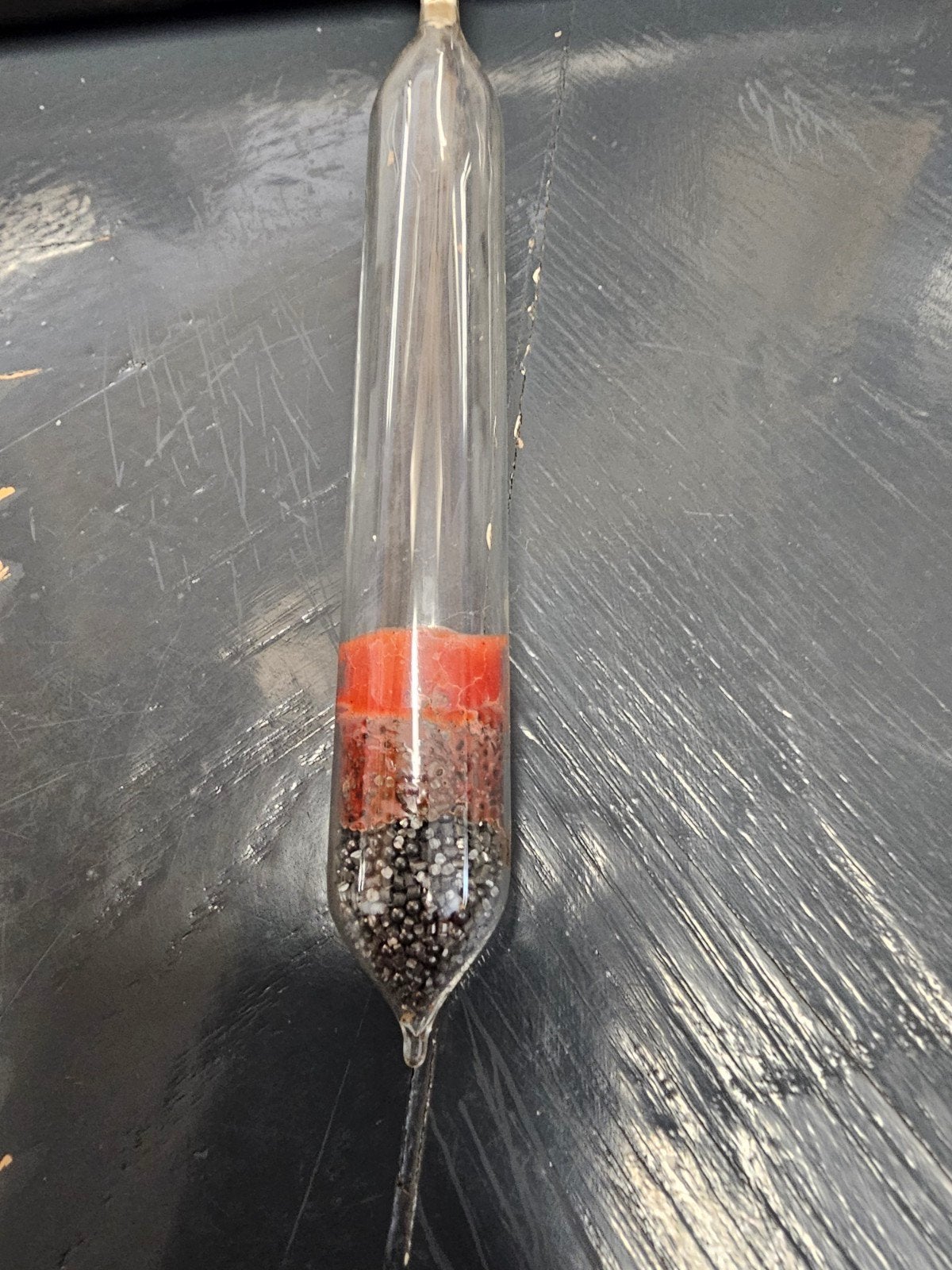 Antieke Hydrometer / Dichtheidsmeter in Houten Koker, Ophalen of Verzenden