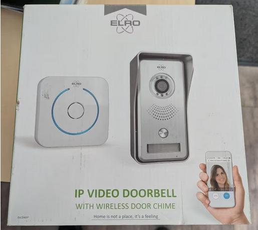 ELRO DVC040IP Wifi IP Video Deurbel, Ophalen of Verzenden, Bewegingsdetectiesensor, Nieuw, Draadloos