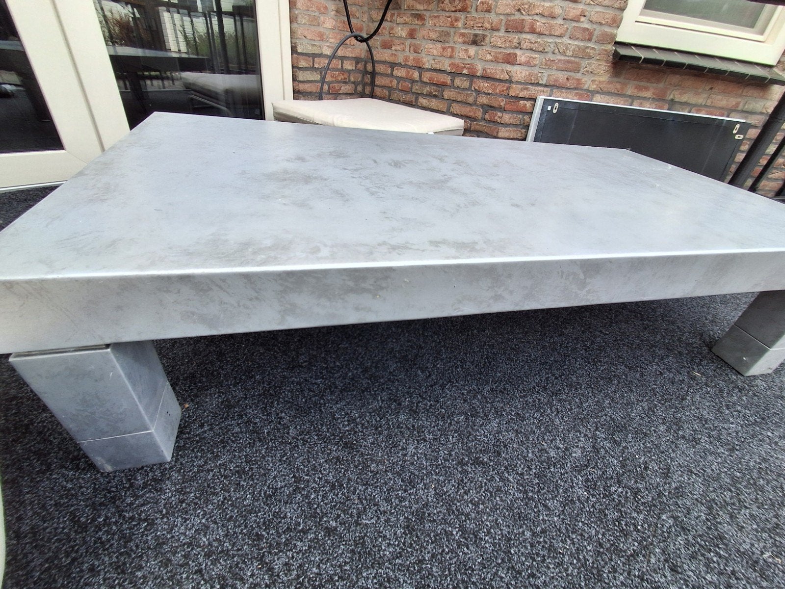 Salontafel te koop, Huis en Inrichting, Ophalen, Overige materialen, Strak, Gebruikt