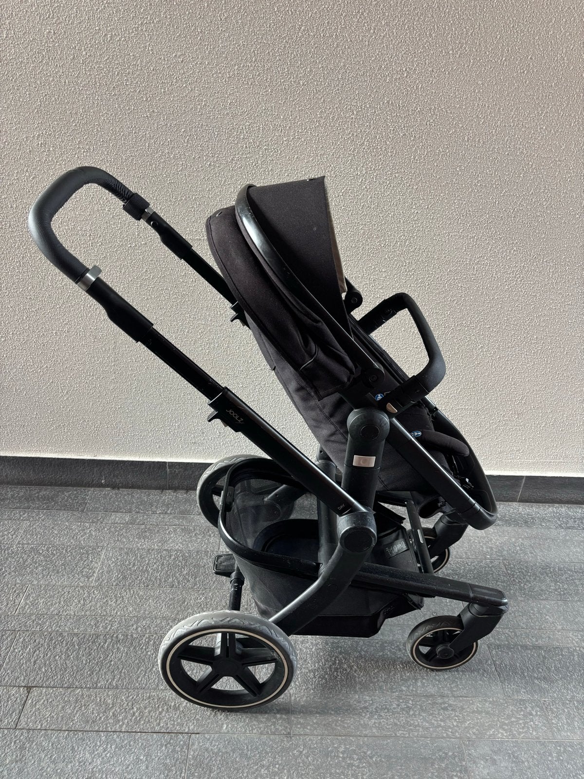 Joolz Day+  Duo kinderwagen met reiswieg/buggy - Zwart, Gebruikt, Duowagen, Ophalen, Kinderwagen