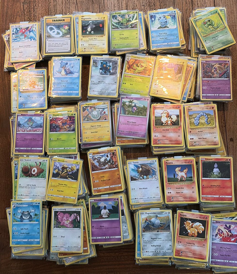 2970 bulk pokemon kaarten, Ophalen, Zo goed als nieuw, Meerdere kaarten