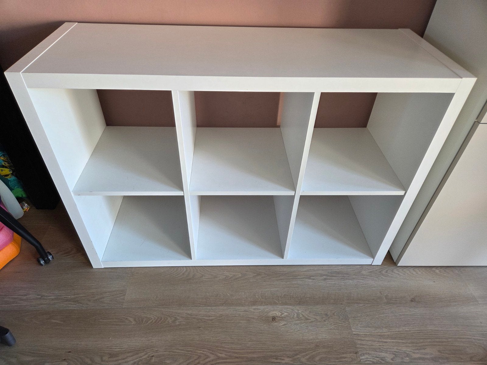 KALLAX Open kast wit 77x112 cm met lichte beschadigingen, Ophalen, Gebruikt