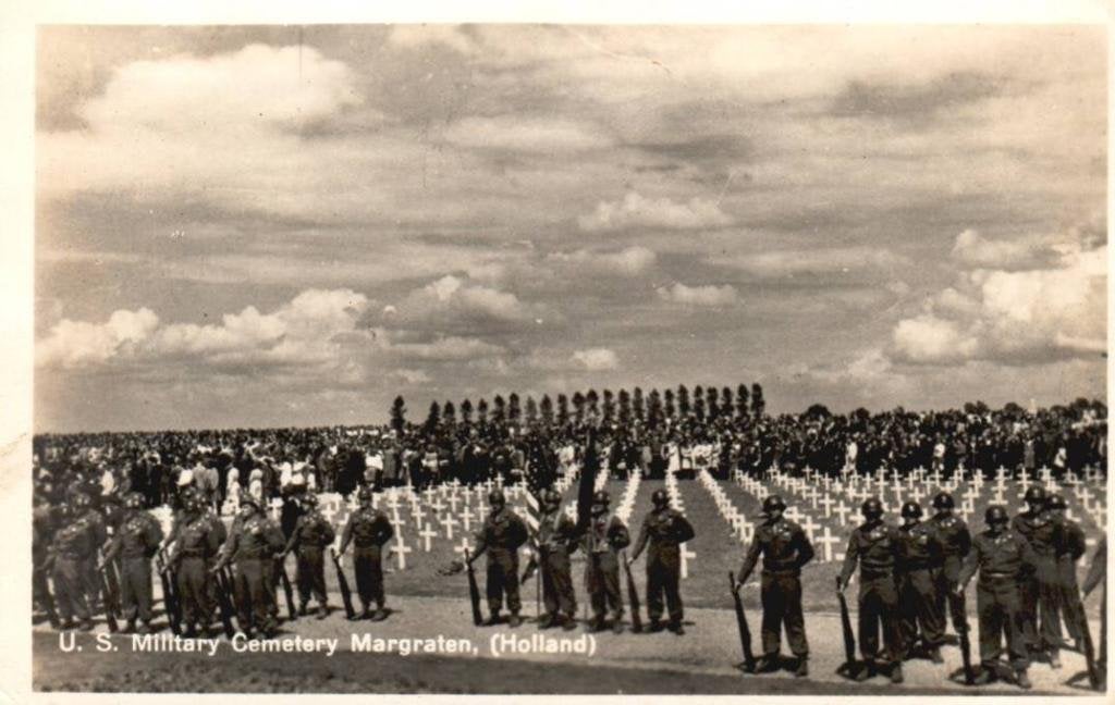Margraten U.S. Military Cemetry  ca. 1950, Ophalen, 1940 tot 1960, Gelopen, Limburg