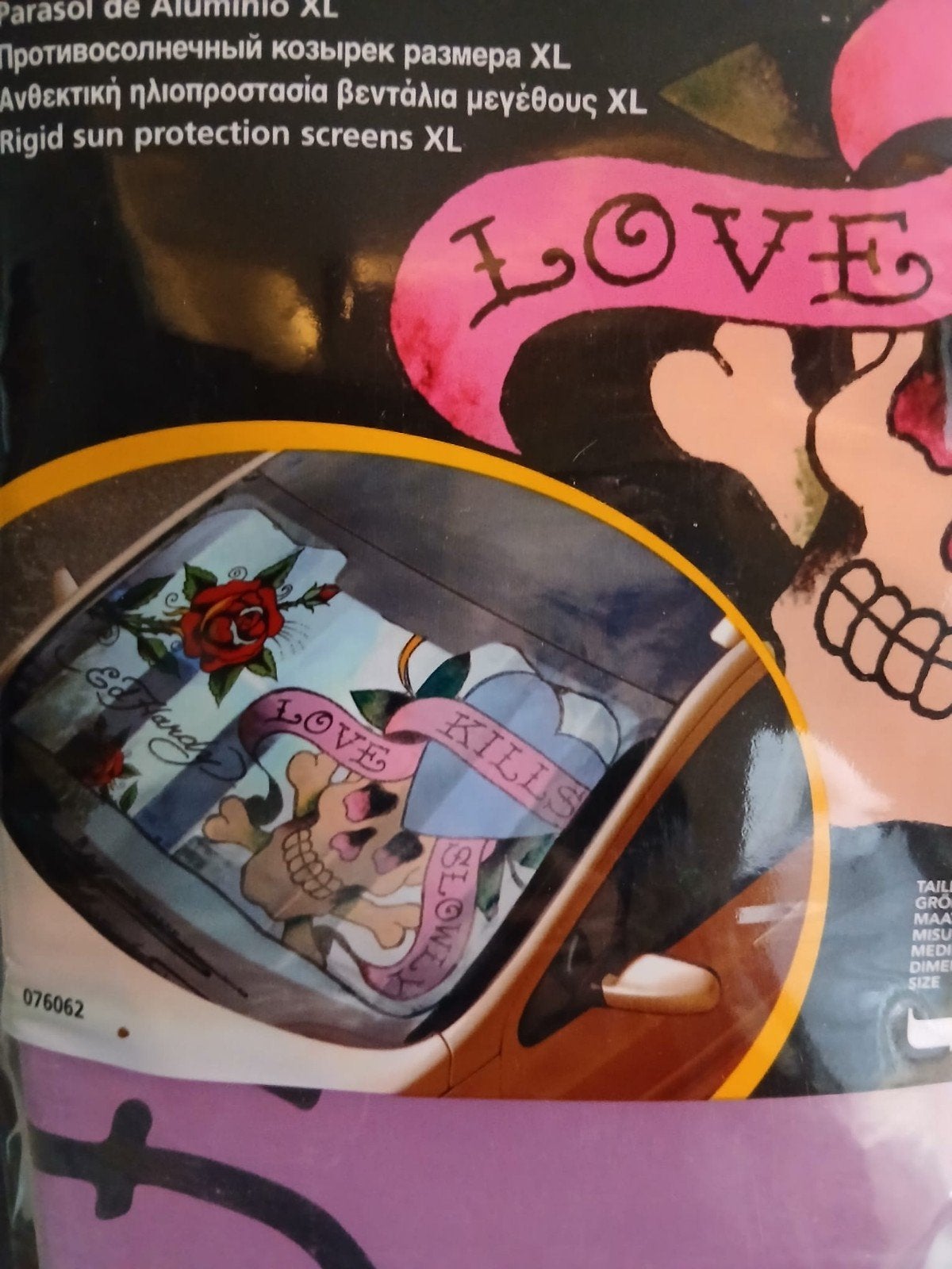 Partij XL zonneschermen voor de auto - Ed Hardy design, Ophalen of Verzenden, Nieuw