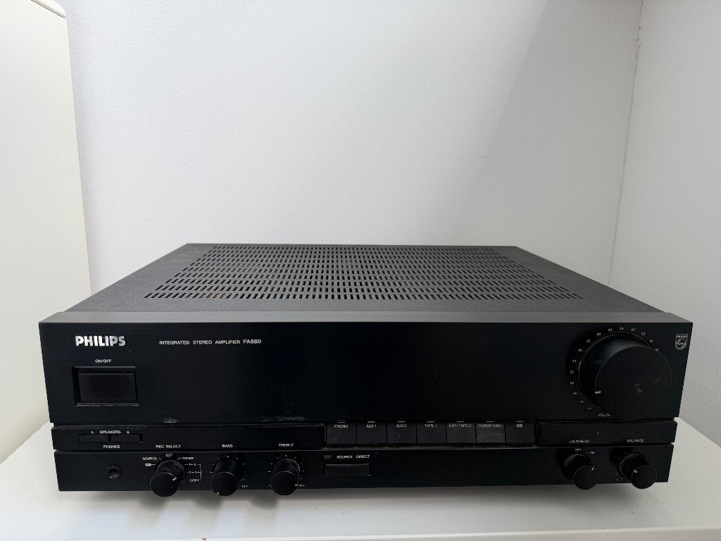 Nette Philips FA880 Versterker, Gebruikt, 60 tot 120 watt, Stereo, Ophalen