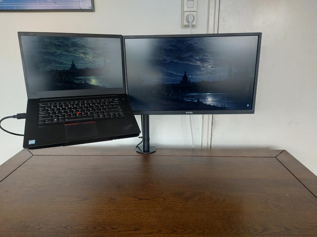 BenQ 24 inch Full HD monitor met monitorstandaard, BENQ, HDMI, 3 tot 5 ms, VA