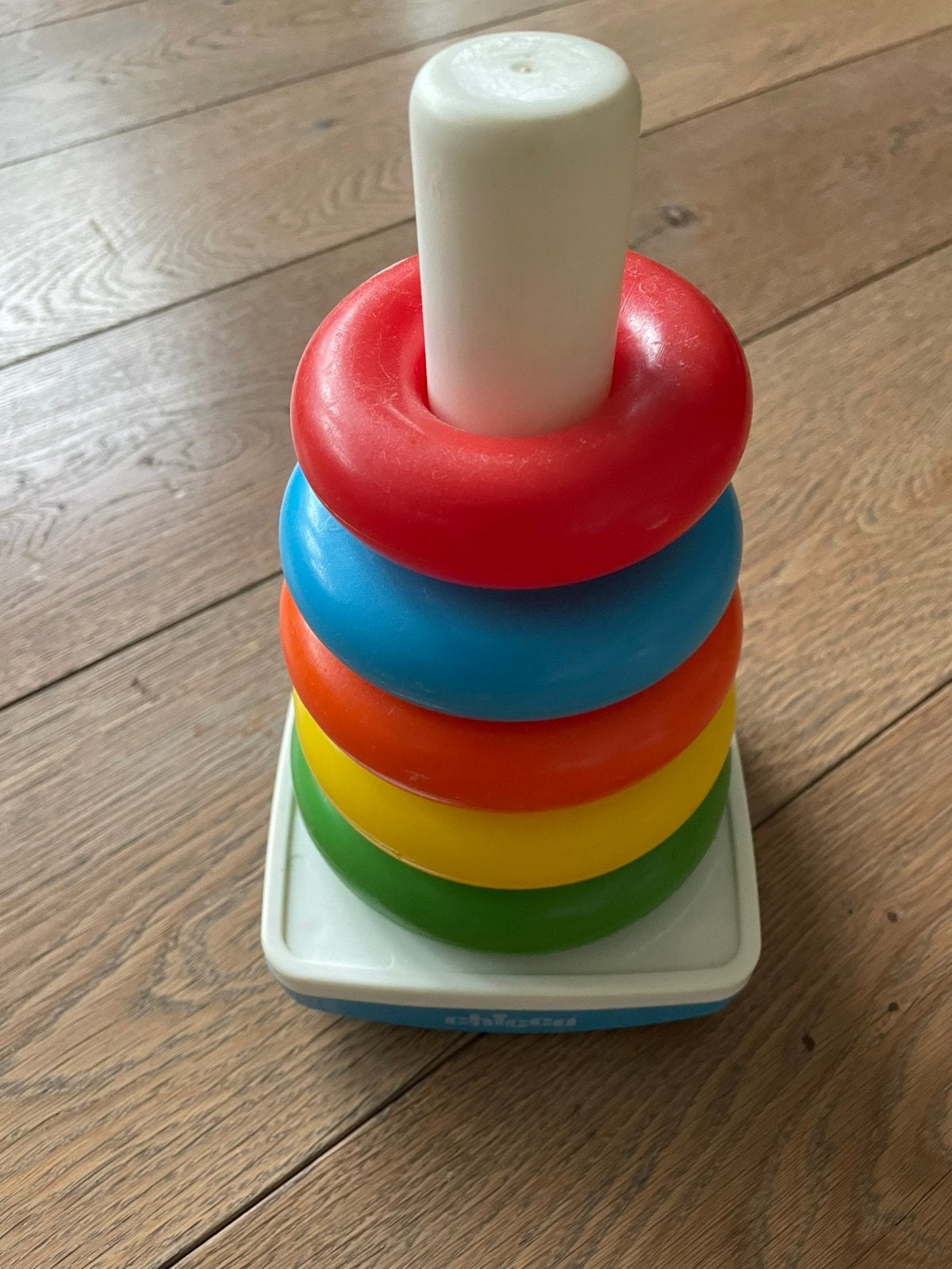 Ringpiramide, schommelend met geluidje, Ophalen, Gebruikt