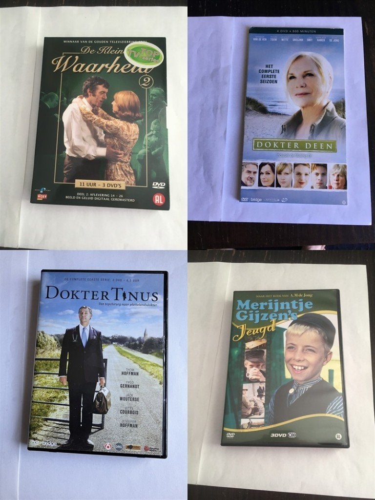 nederlands tv serie 4 stuks dvd OOK PER STUK, Cd's en Dvd's, Alle leeftijden, Nederlands, Zo goed als nieuw, Ophalen of Verzenden