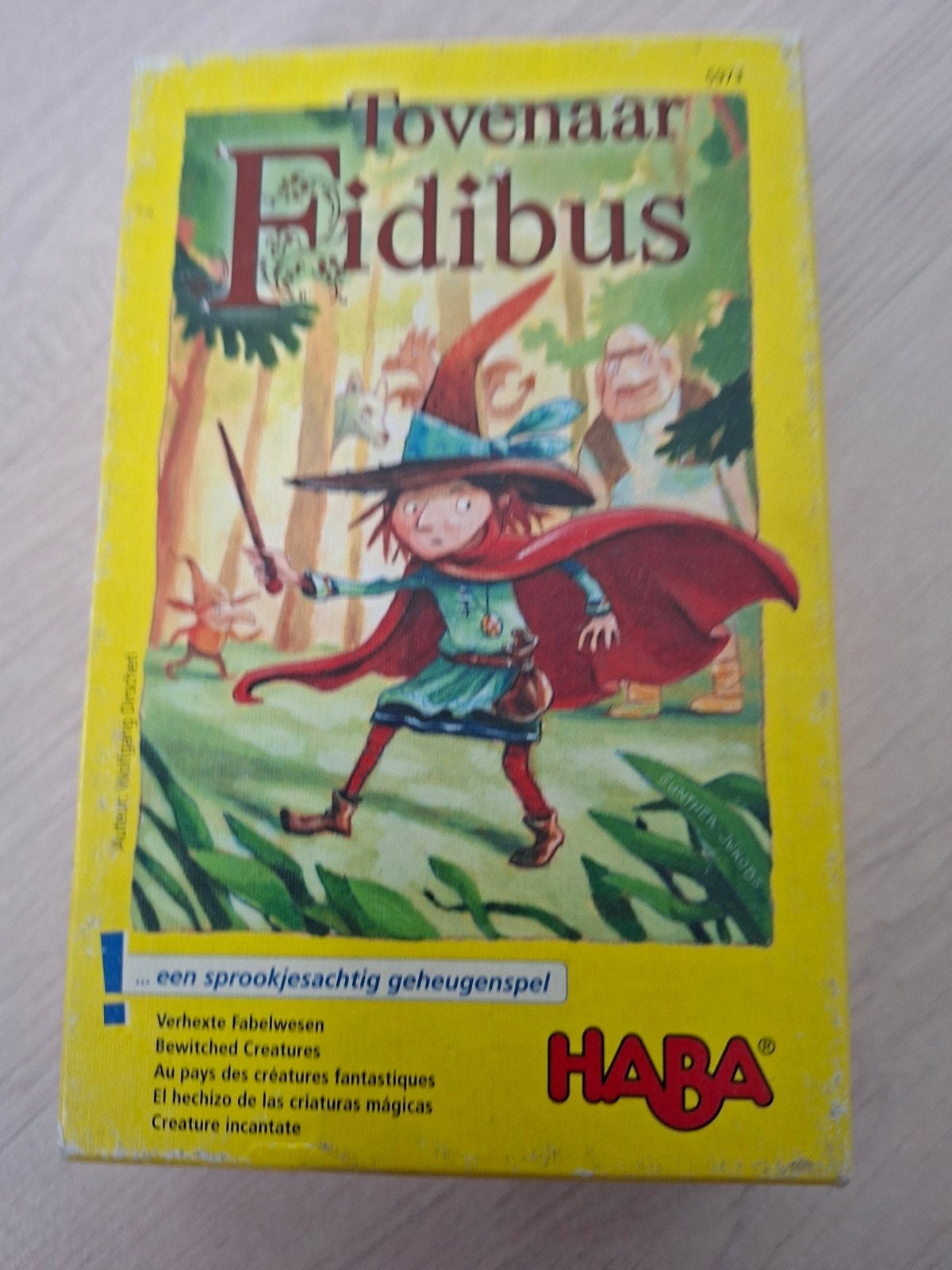 Tovenaar Fidibus - Sprookjesachtig Geheugenspel HABA, Een of twee spelers, Ophalen of Verzenden, Gebruikt, HABA