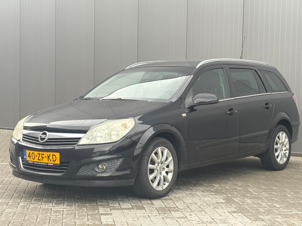 Opel Astra 1.6 16V 85KW St.wgn. 2008 Zwart, Auto's, Voorwielaandrijving, 657 kg, 15 km/l, 4 cilinders