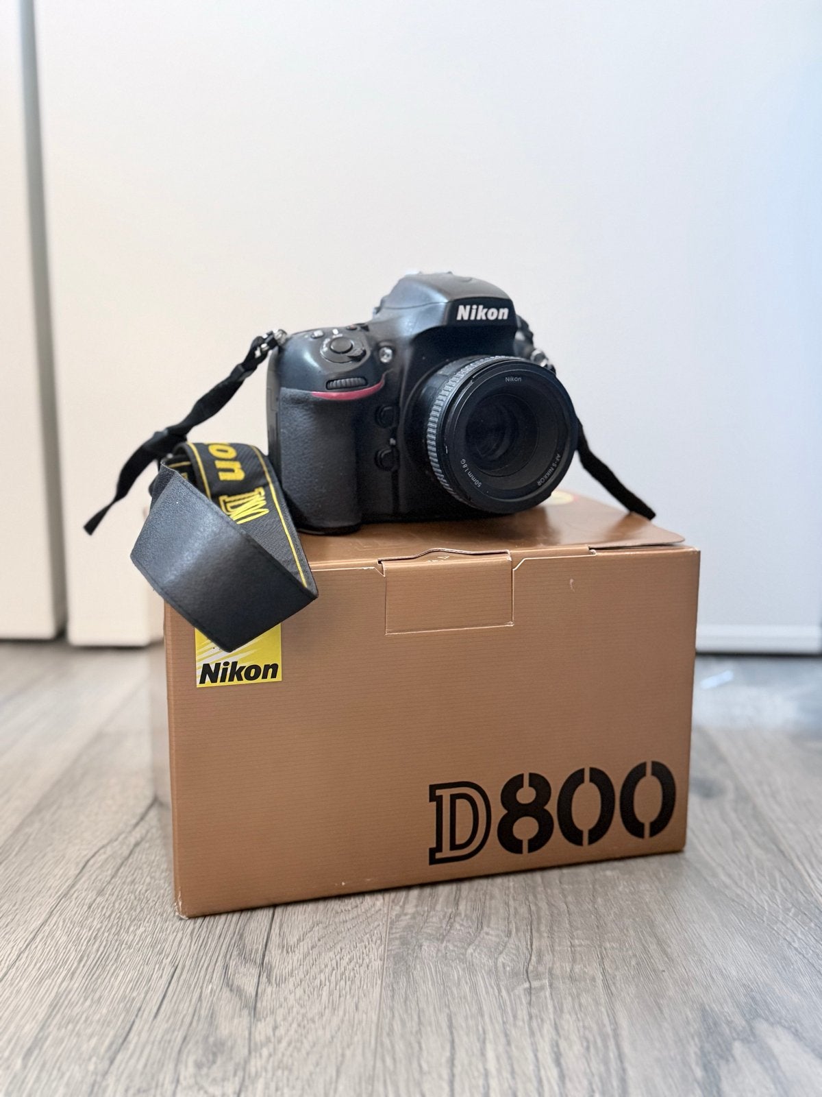 Nikon D800 spiegelreflexcamera met 50mm 1.8 lens, Ophalen of Verzenden, Gebruikt, Spiegelreflex, Nikon