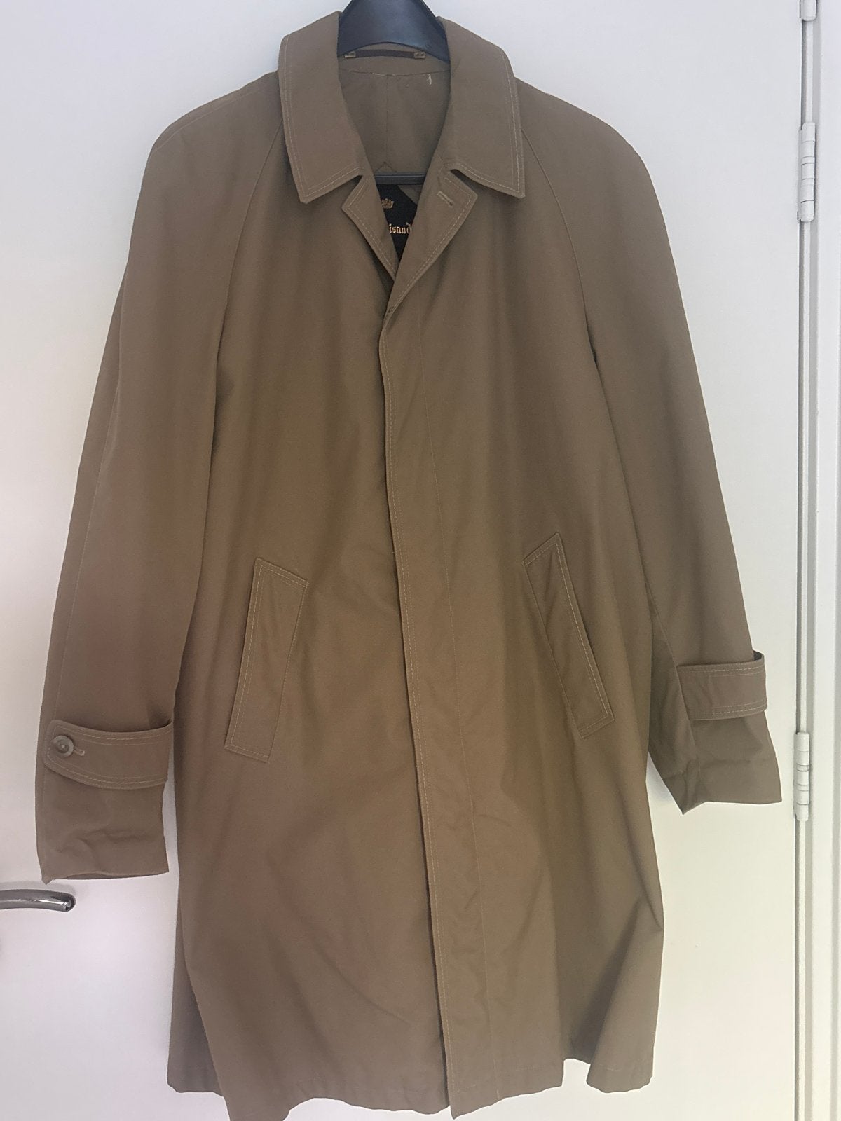 Stijlvolle du Frisand Trenchcoat - Maat L, Ophalen, Zo goed als nieuw, Bruin