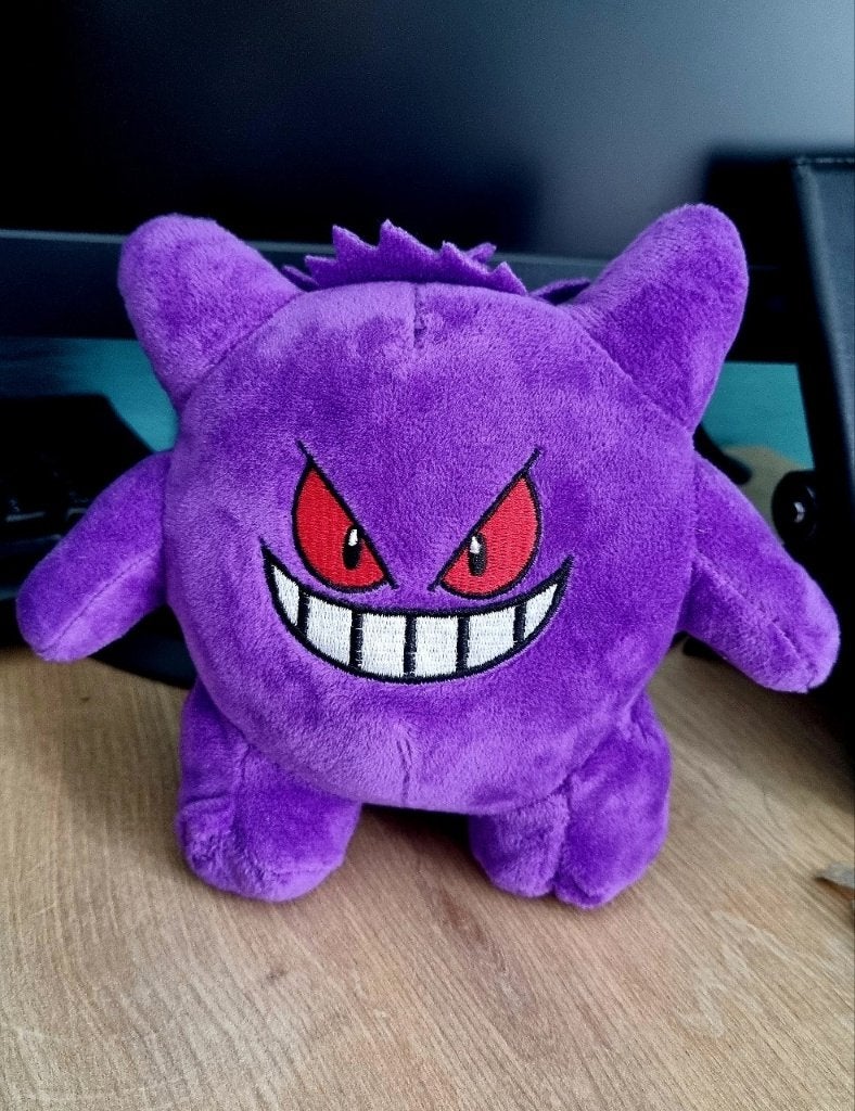 Pokemon knuffel | Gengar, Ophalen of Verzenden, Nieuw, Tv, Actiefiguur of Pop