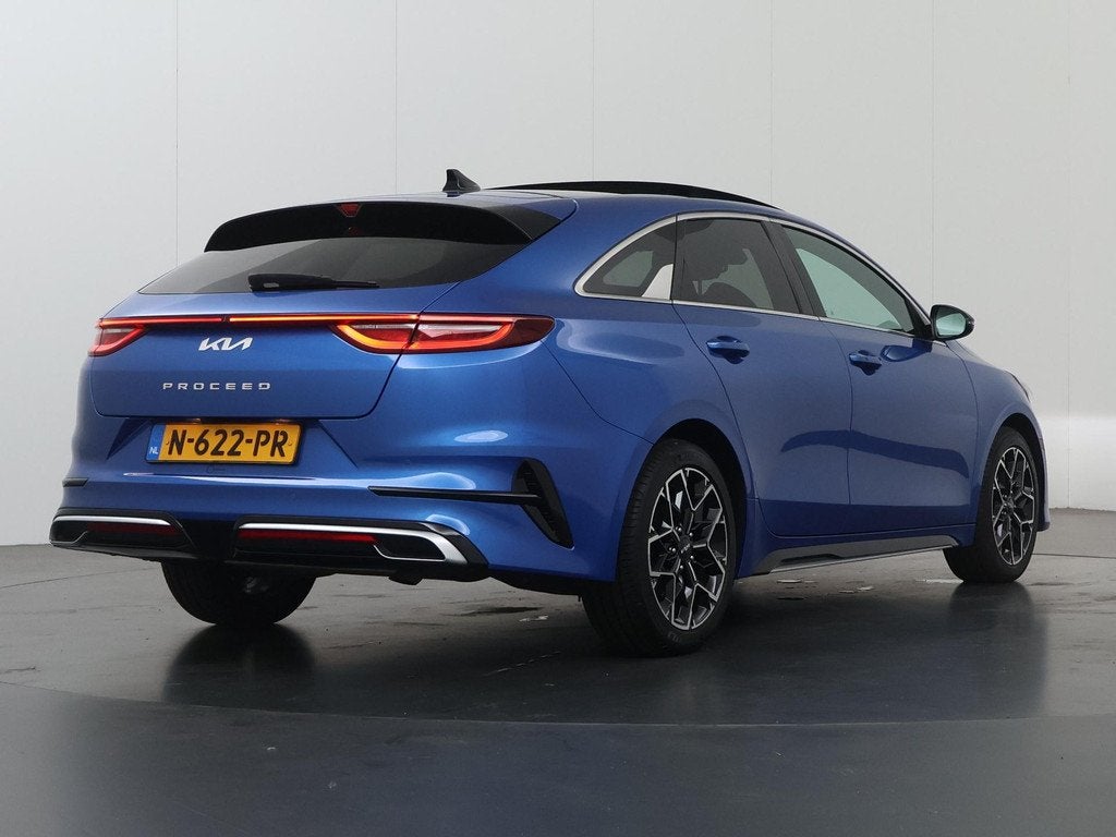 Kia ProCeed 1.0 T-GDi GT-Line | Navigatie | Panoramadak | Pa, Auto's, Voorwielaandrijving, Gebruikt, Blauw, Handgeschakeld