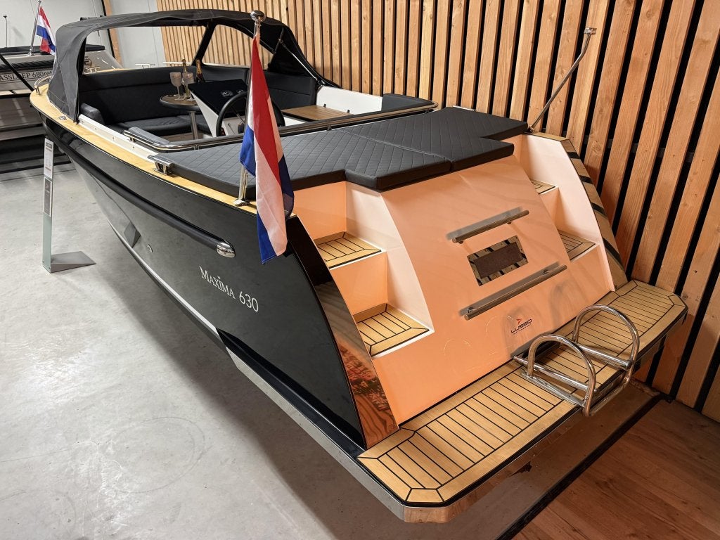 NwStaat! MAXIMA 630 DELUXE '40PK HONDA' 52vaaruren! Bj2021!, Watersport en Boten, Tender, 0 cm, Rondzit, 2 m