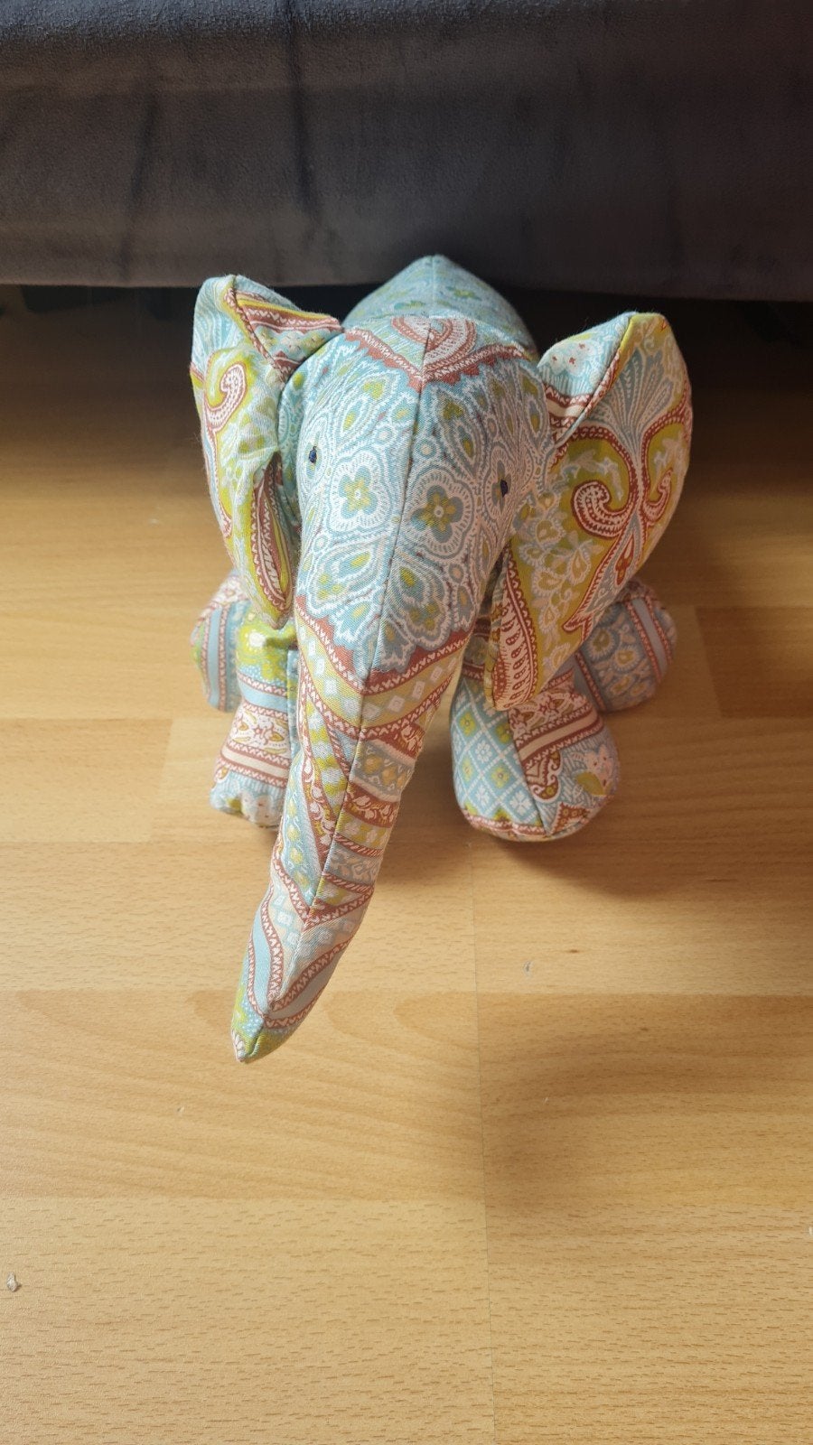 Decoratieve stoffen olifant met paisley print, Overige merken, Overige karakters, Ophalen of Verzenden, Zo goed als nieuw