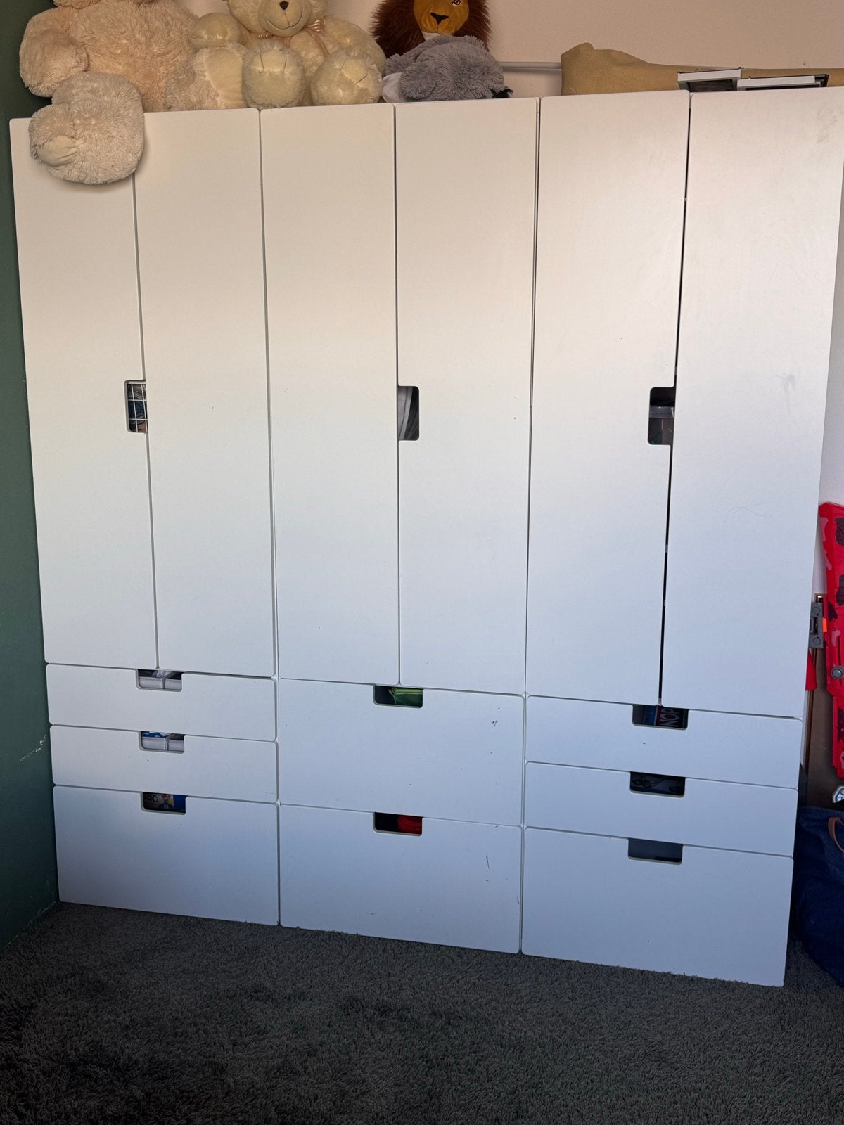 Ikea Stuva kast 180 cm met veel lades en accessoires, Ophalen, Gebruikt, 100 tot 150 cm, Met lade(s)