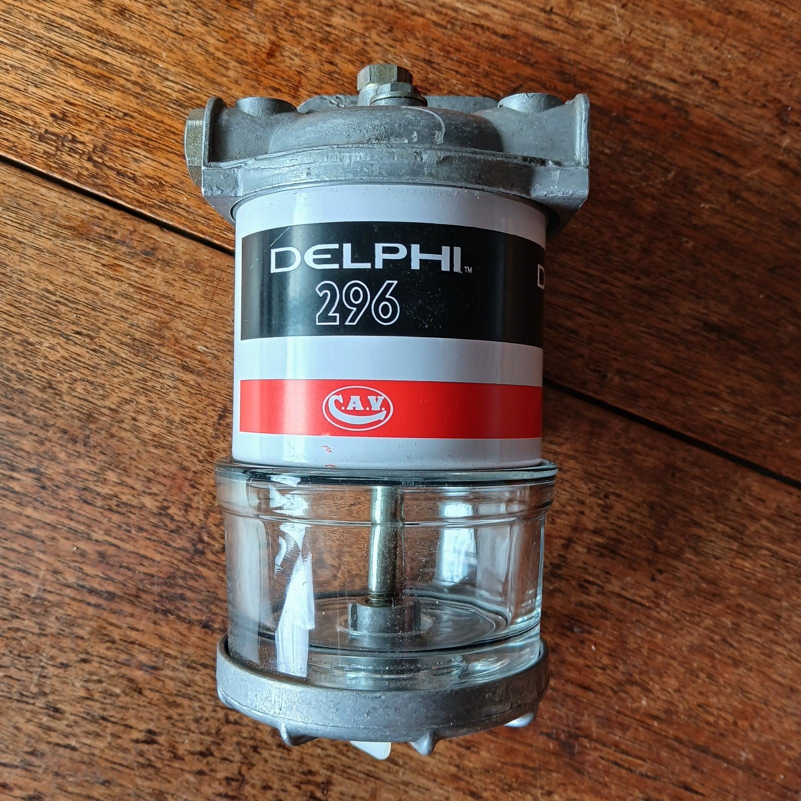 Delphi 296 CAV brandstoffilter met glazen kom, Ophalen of Verzenden, Gebruikt, Motor en Techniek, Zeilboot of Motorboot