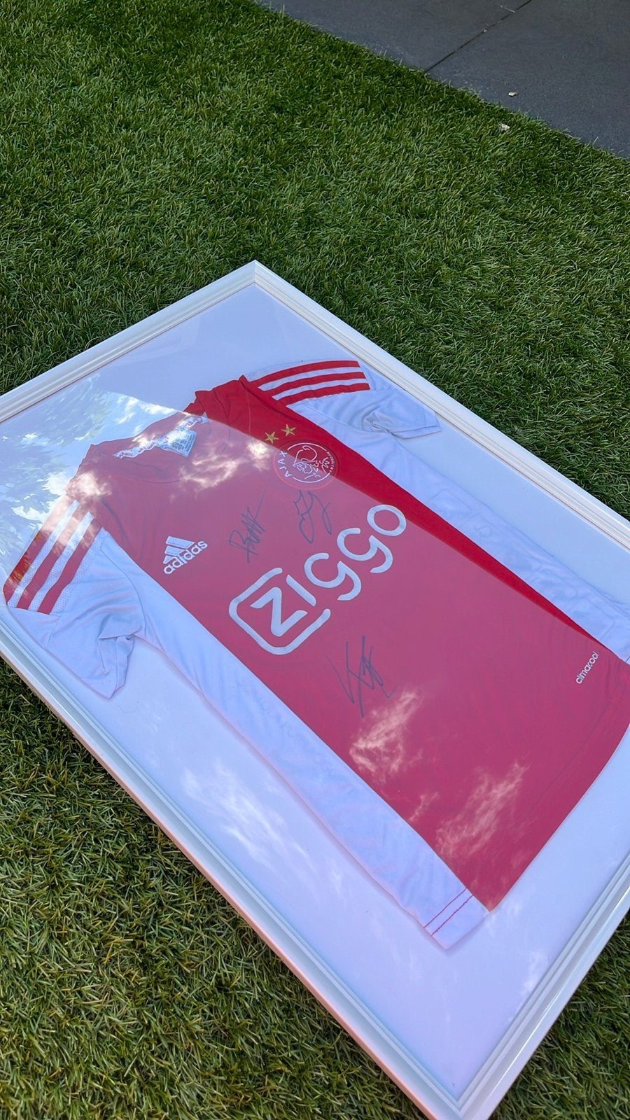 Gesigneerd Ajax shirt! Taylor, van den boomen, farioli, Ophalen of Verzenden, Zo goed als nieuw