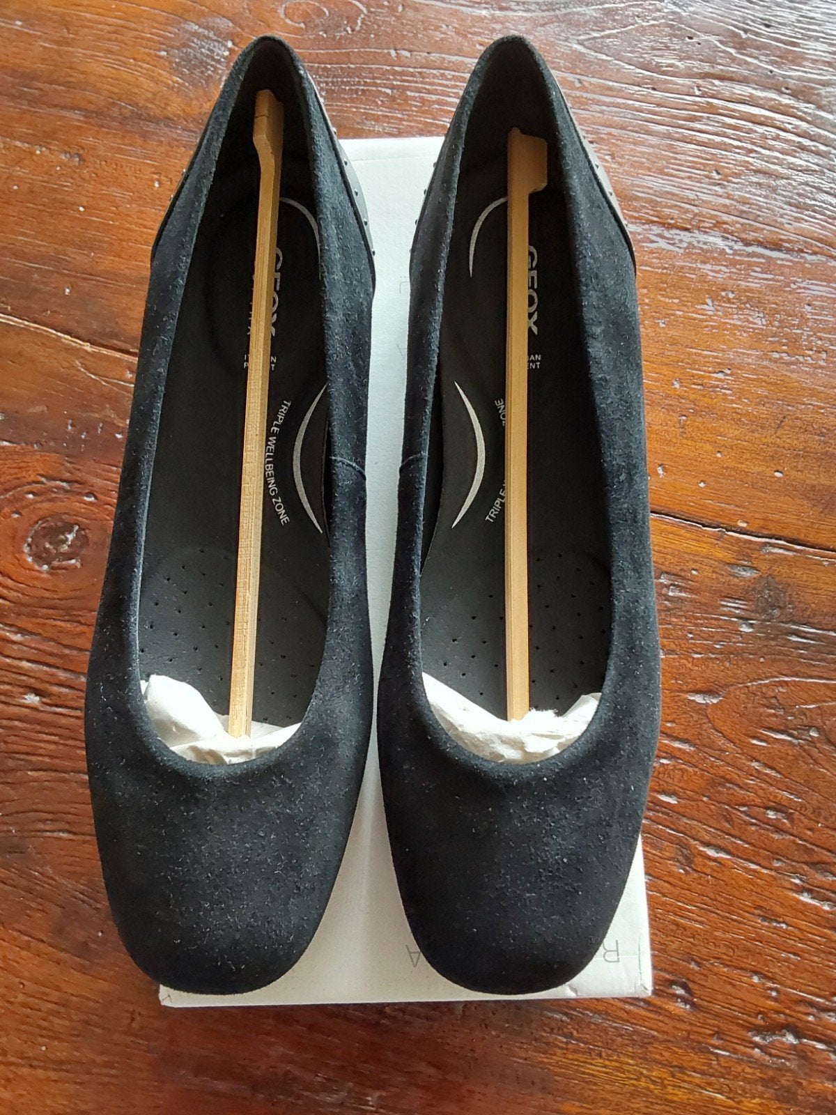 Damesschoenen - Ballerina's - Geox, Ophalen, Nieuw, Zwart
