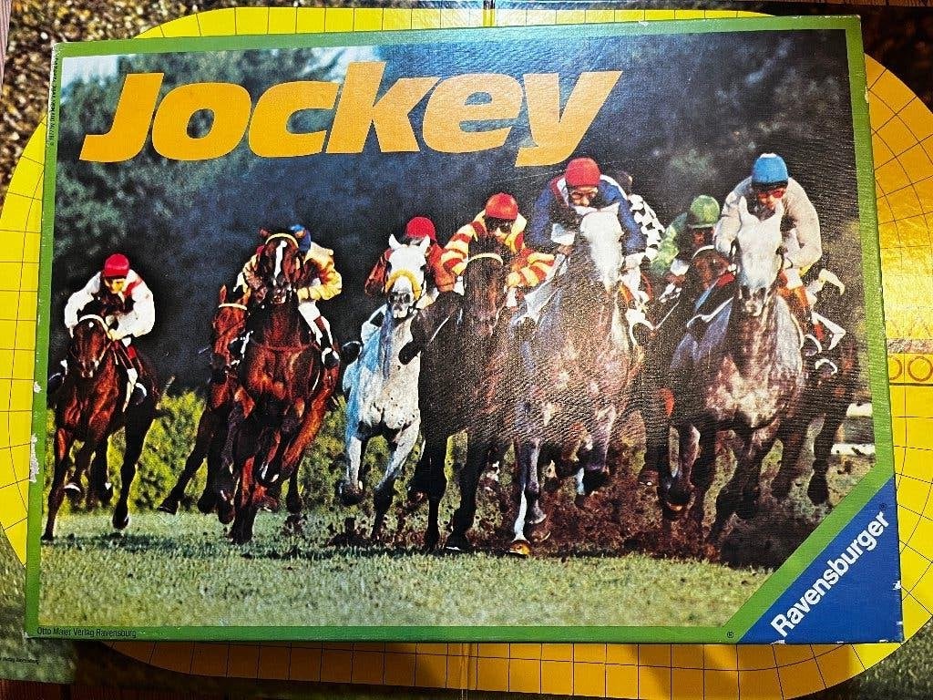 Jockey wedden op paarden, mooi spel voor Sinterklaas, Ophalen of Verzenden, Zo goed als nieuw