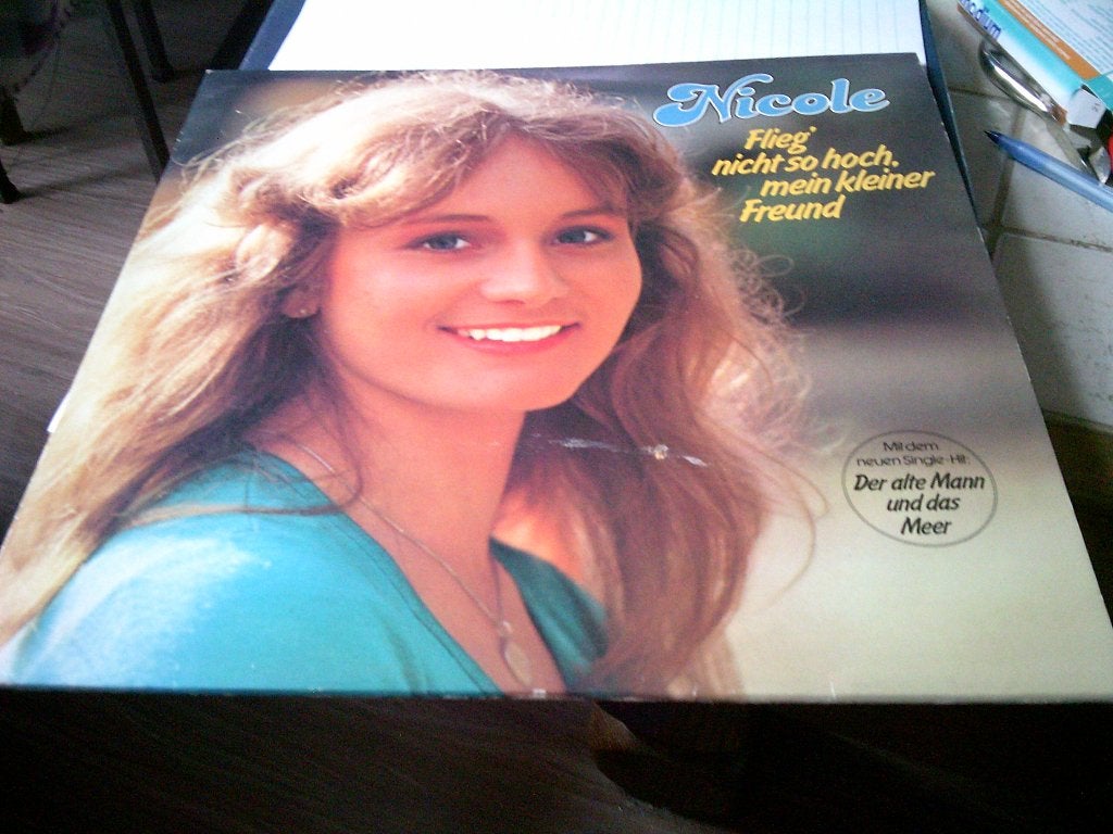 NICOLE LP FLIEG NICNT SO HOCH , MEIN KLEINER FREUND, Cd's en Dvd's, Vinyl | Nederlandstalig, Ophalen of Verzenden, Zo goed als nieuw