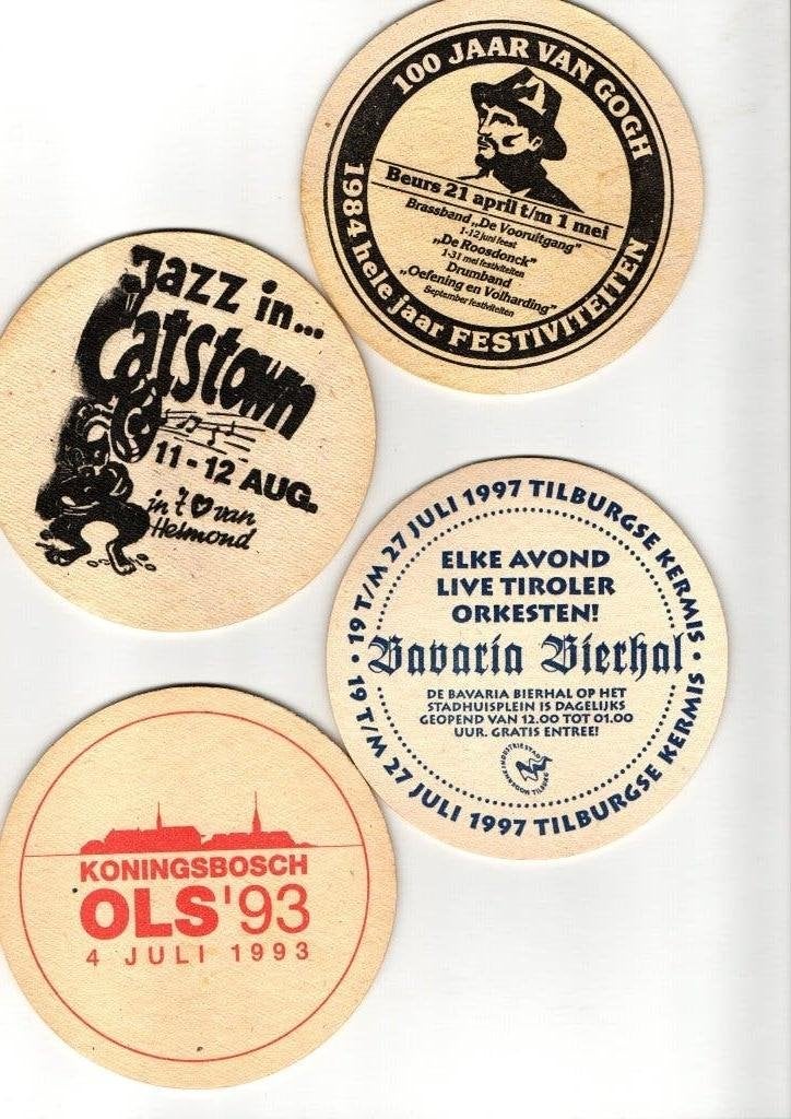 OUDE BAVARIA DATUM BIERVILTJES, Verzamelen, Verzenden, Nieuw, Viltje(s), Bavaria