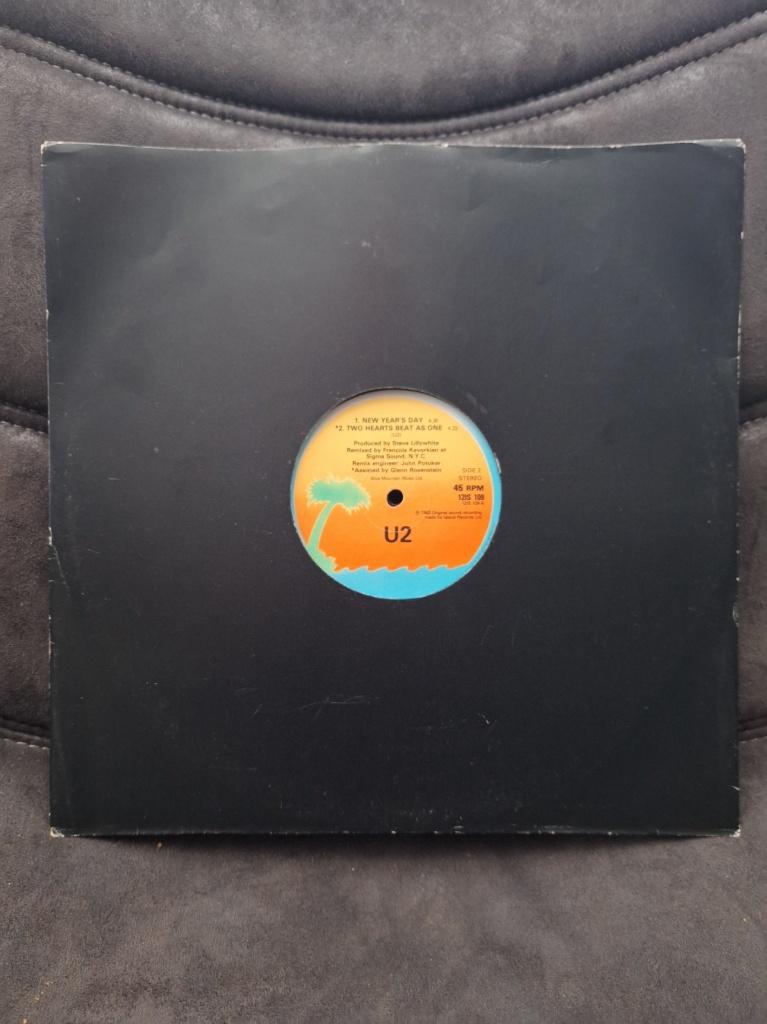 maxi single U2 new years day uit 1983, Cd's en Dvd's, Vinyl Singles, Ophalen, Gebruikt, Maxi-single, Pop