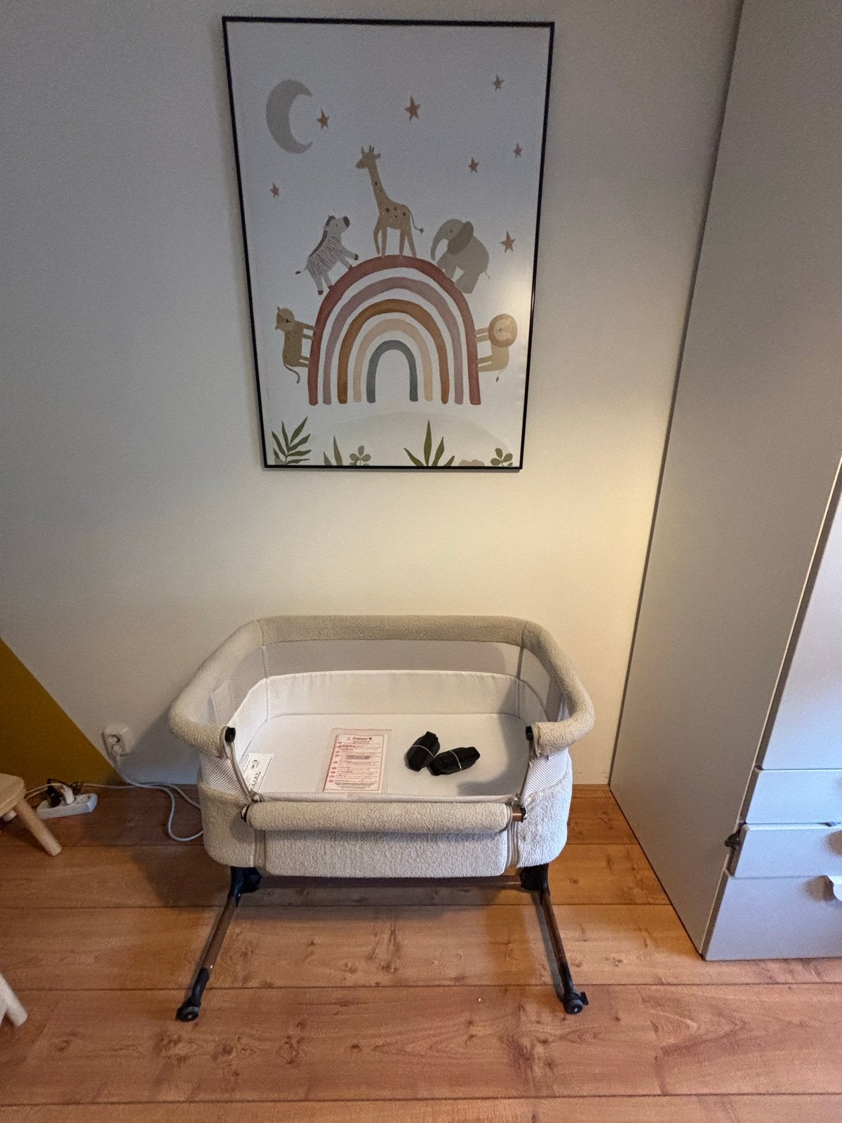 Co-sleeper Teddy Bella + aerosleep topper, Ophalen, Zo goed als nieuw, Wieg