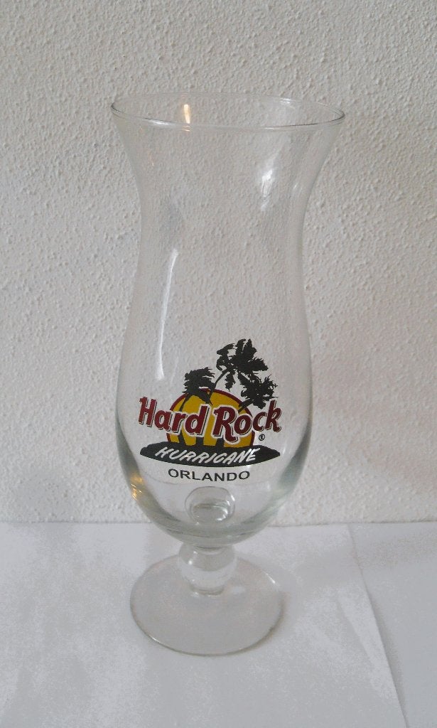 Hardrock Café Orlando Glas Hardrock Café Bierglas, Ophalen of Verzenden, Zo goed als nieuw, Bierglas