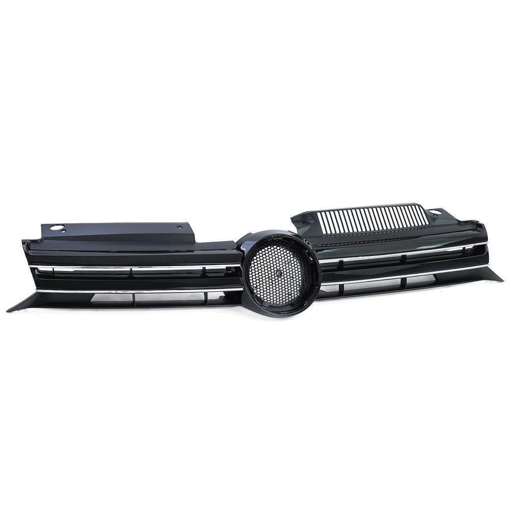 Grill Glans Zwart Chrome Bies R20 Look Geschikt voor VW Golf, Verzenden, Automotive Parts, A.parts@hotmail.nl, Trasmolenlaan 12 3447 GZ Woerden