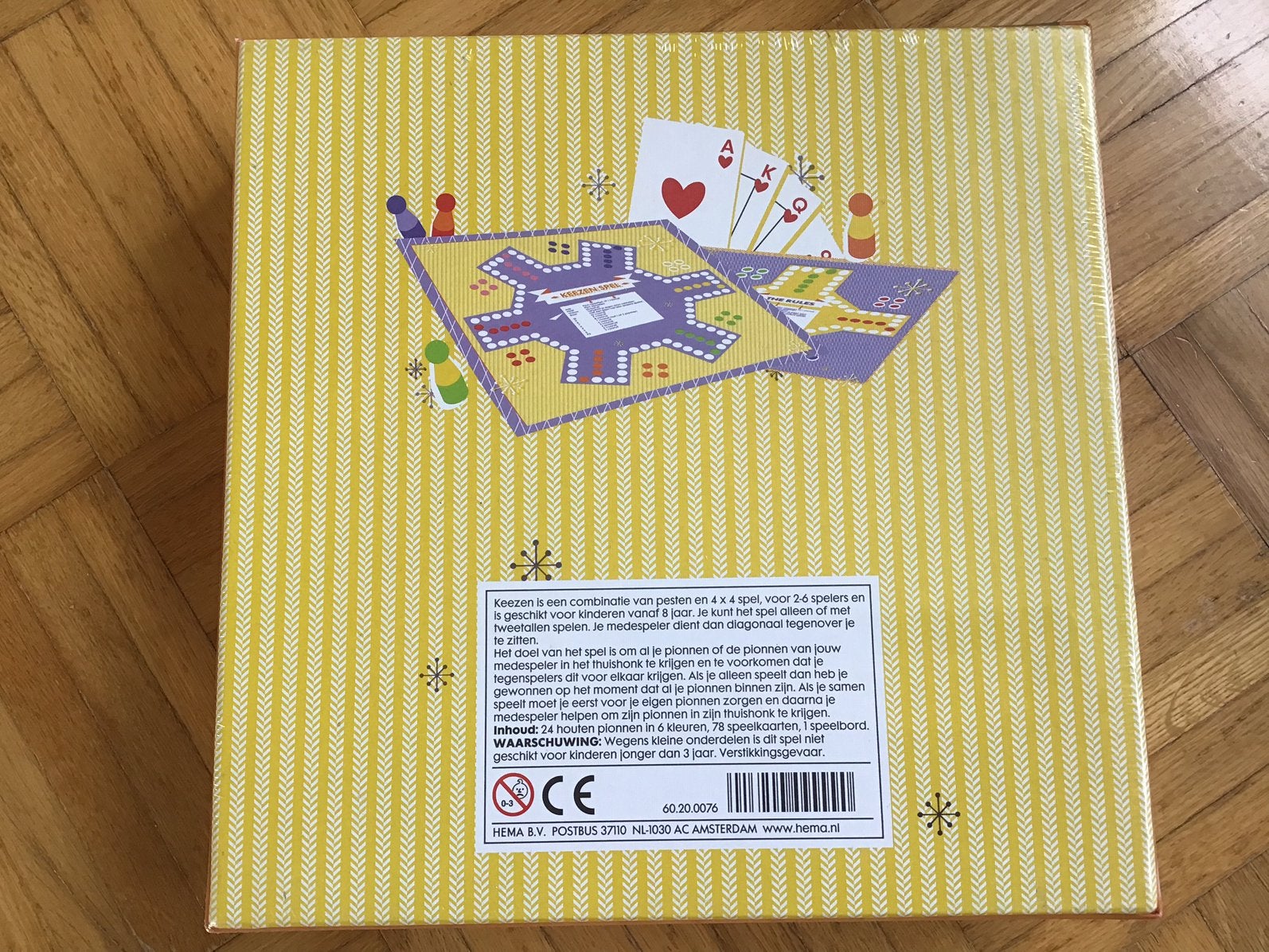 Keezenspel 6 persoons. Nieuw in plastic!, Een of twee spelers, Ophalen of Verzenden, Nieuw