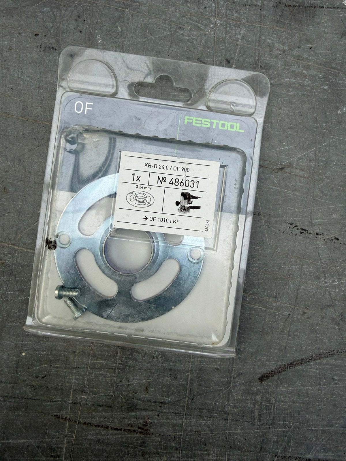Festool Kopieerring KR-D 24,0/OF 900 voor Bovenfrees, Ophalen of Verzenden, Nieuw, Bovenfrees