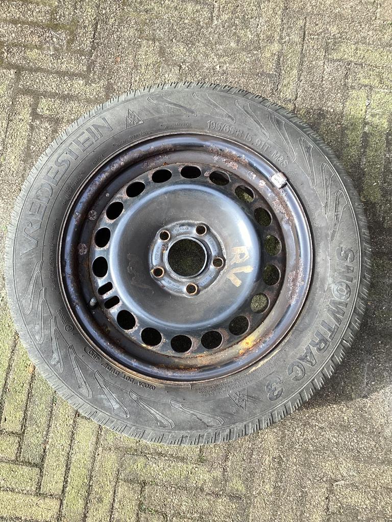 Gratis ophalen band met velg, Ophalen of Verzenden, Gebruikt