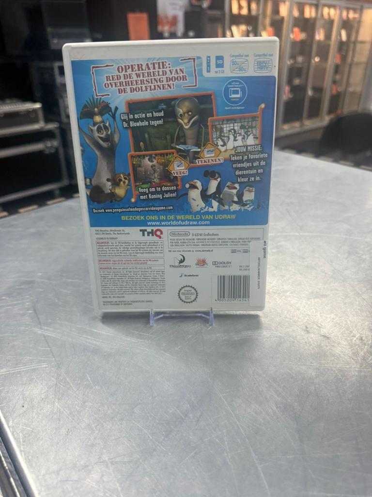 Nintendo Wii Game | De pinguins van madagascar, Avontuur en Actie, ., 1 speler, Ophalen of Verzenden
