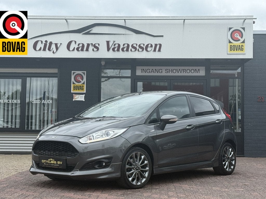 Ford Fiesta 1.0 EcoBoost ST Line 141 pk full options navi cl, Stof, Gebruikt, 1064 kg, 23 km/l