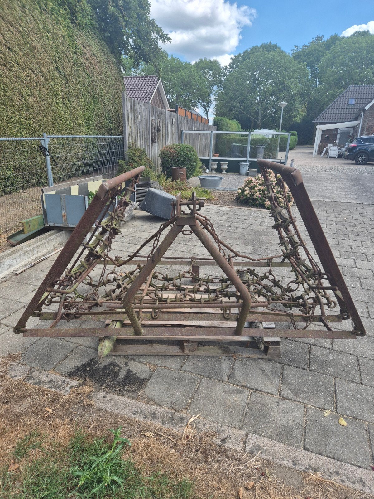 weidesleep, Ophalen