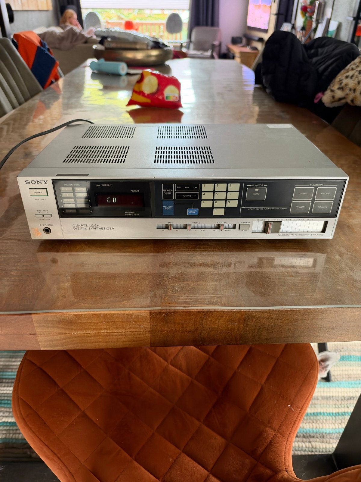 Sony STR-AV260L Stereo Receiver - Vintage Audio, Ophalen of Verzenden, Gebruikt