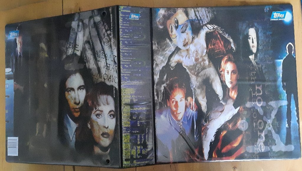Verzamelmap van The X-Files met diverse kaarten - 1995, Verzamelen, Ophalen of Verzenden