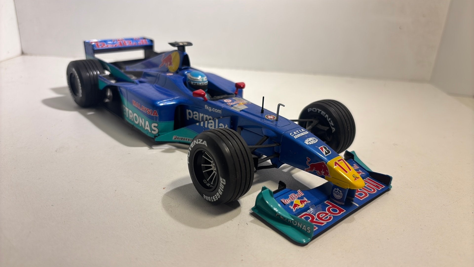 F1 sauber c19 m.salo 2000 minichamps 1.18, Hobby en Vrije tijd, Modelauto's | 1:18, Overige merken, Ophalen of Verzenden, A, A