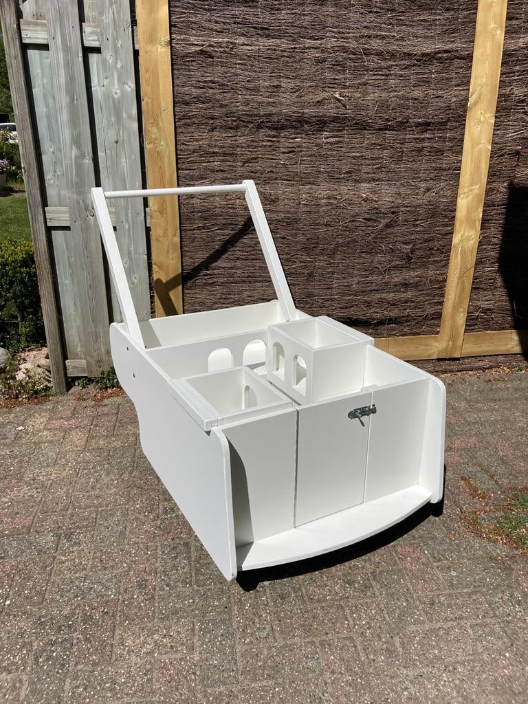 Prachtige bolderwagen met zitjes, Ophalen, Zo goed als nieuw, Overige merken