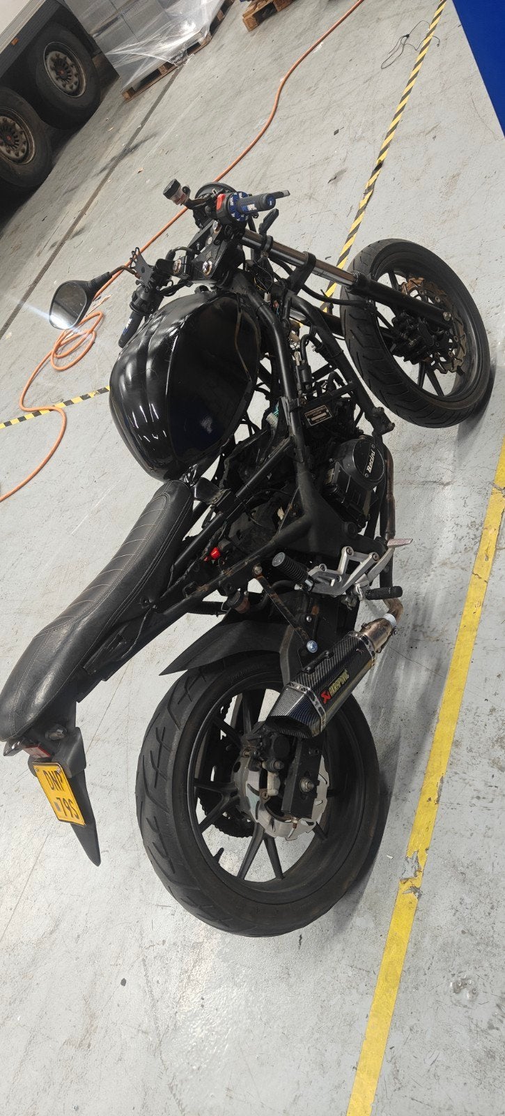 Zwarte Naked Bike - Berini R15 - perfect rijdend., Ophalen, Gebruikt