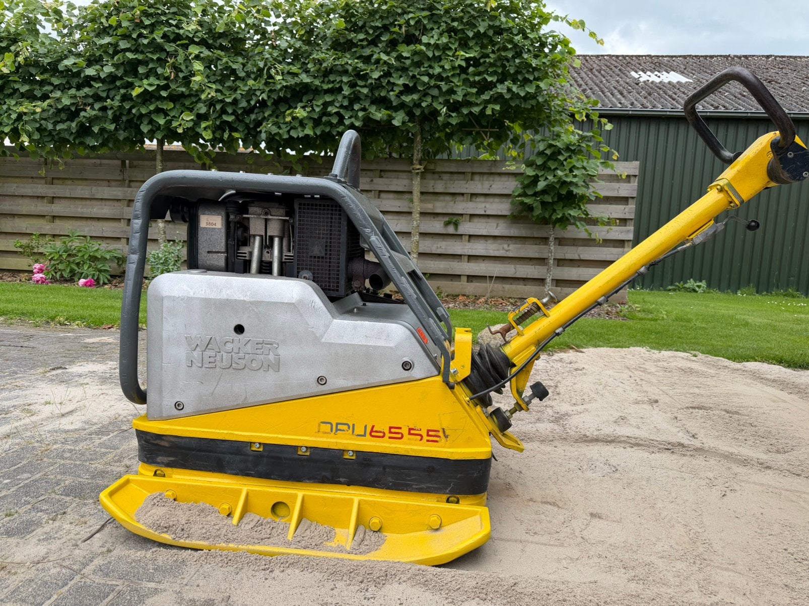 Wacker Neuson trilplaat DPU 6555 2013, Ophalen, Gebruikt