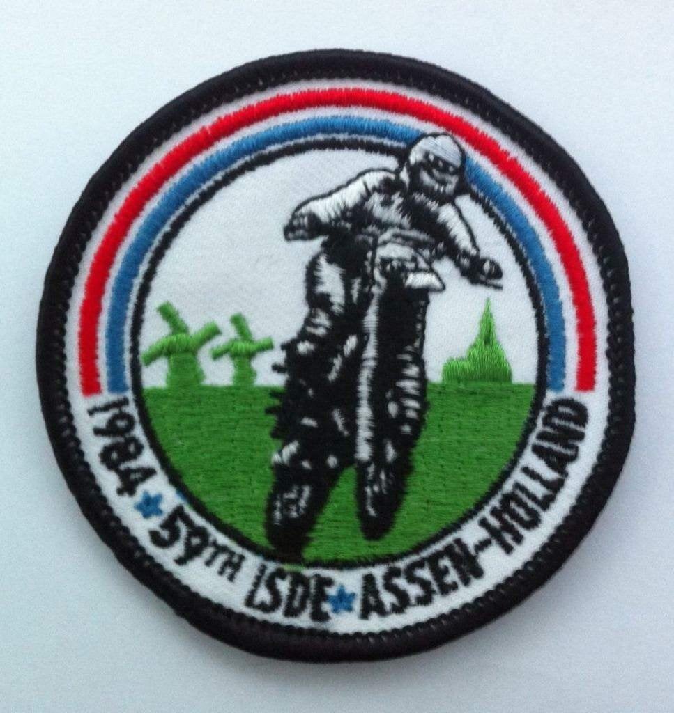 Motor zesdaagse 59e ISDE 1984 Assen Holland patch, Ophalen of Verzenden, Nieuw, Motoren