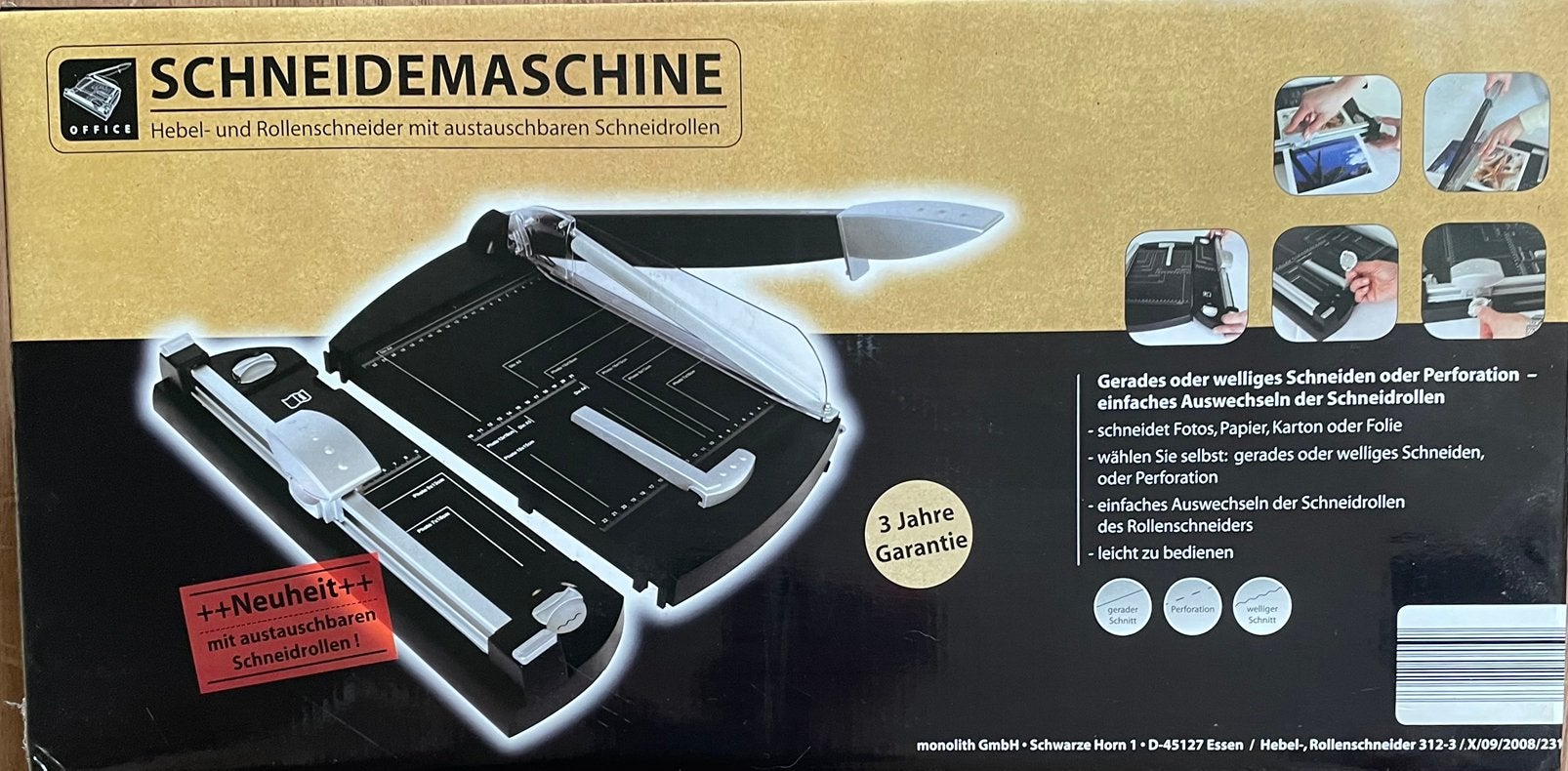 Papier snijmachine, Diversen, Ophalen, Zo goed als nieuw